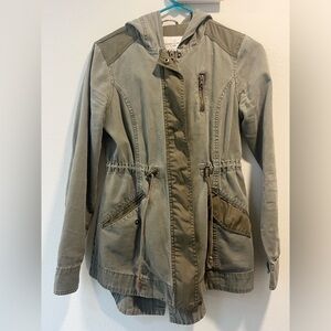 American Rag green cie hooded jacket